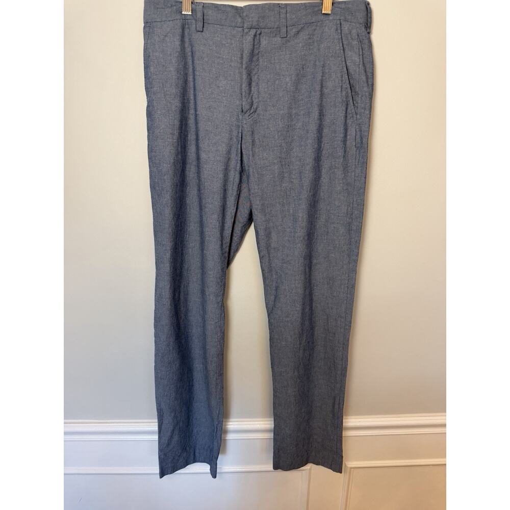 J. Crew Men's Chambray Bedford Pants Sz 32
